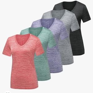 5 moisture wicking tees